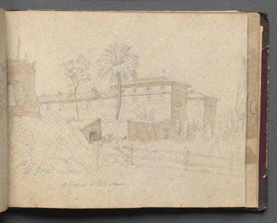 罗马及周边地区景观研究专辑，第38a页：:St. Giovanni e Paolo.... 作者 弗朗茨·约翰·海因里希·纳多普