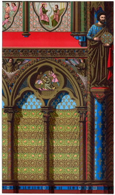 巴黎，13世纪，圣礼拜堂的装饰 作者 弗朗兹·凯勒霍芬