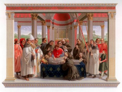 1482-1485年圣弗朗西斯（Obsequies），1870年 作者 弗朗兹·凯勒霍芬