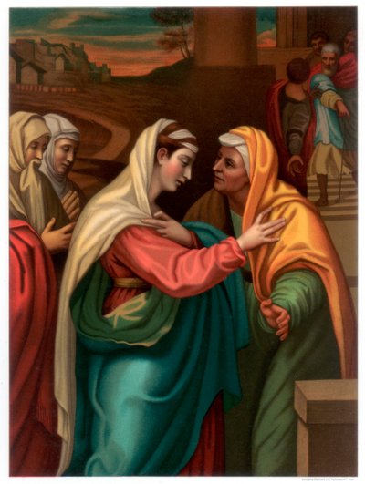 The Visitation，1518-1519 1870 作者 弗朗兹·凯勒霍芬