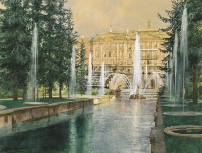 彼得霍夫（Peterhof），1898年 作者 弗朗茨·科帕利克