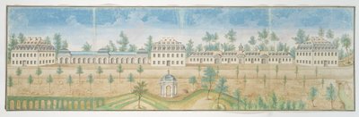 Wilhelmsbad（wc和铅笔在纸上） 作者 弗朗兹·路德维希·坎克林
