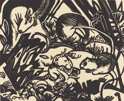 动物传奇 作者 弗朗兹·马克（Franz Marc）