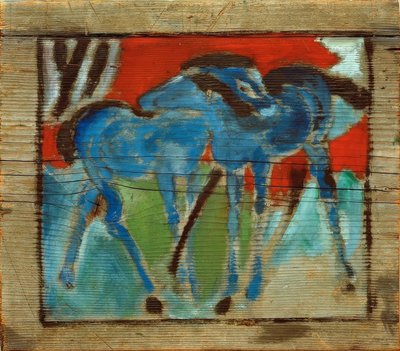 蓝色小马驹 作者 弗朗兹·马克（Franz Marc）