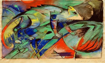 变色龙 作者 弗朗兹·马克（Franz Marc）