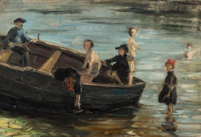 船中儿童 作者 弗朗兹·马克（Franz Marc）