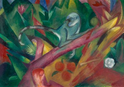 猴子 作者 弗朗兹·马克（Franz Marc）