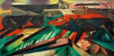 狼（巴尔干战争） 作者 弗朗兹·马克（Franz Marc）