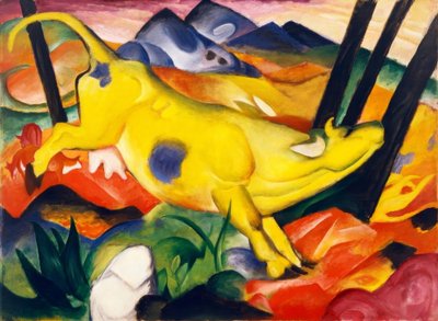 黄牛 作者 弗朗兹·马克（Franz Marc）