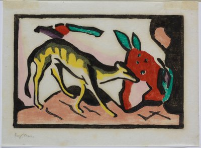 神话生物 作者 弗朗兹·马克（Franz Marc）