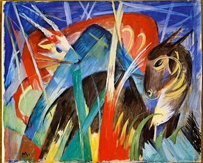 仙女动物 作者 弗朗兹·马克（Franz Marc）