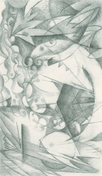 弗朗茨-马克 - 实地写生 - 第 18 张 作者 弗朗兹·马克（Franz Marc）