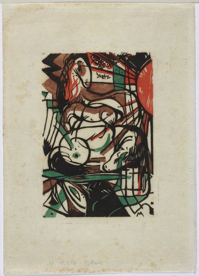 马的诞生 作者 弗朗兹·马克（Franz Marc）