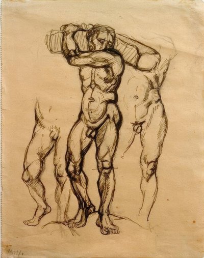 Holzträger 作者 弗朗兹·马克（Franz Marc）