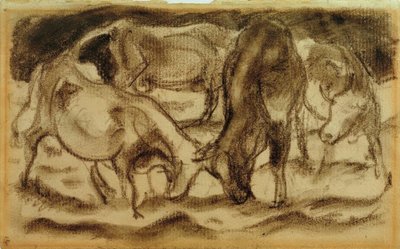 斗牛 作者 弗朗兹·马克（Franz Marc）