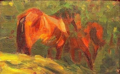 小马研究 作者 弗朗兹·马克（Franz Marc）