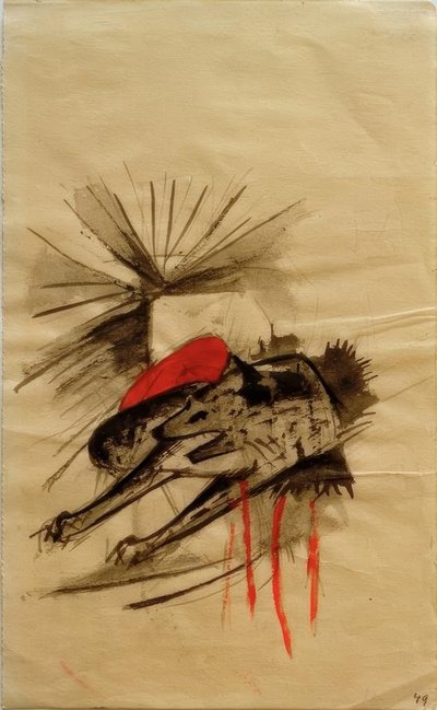 说谎的鬣狗（说谎的狼） 作者 弗朗兹·马克（Franz Marc）