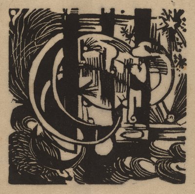 蜥蜴 作者 弗朗兹·马克（Franz Marc）