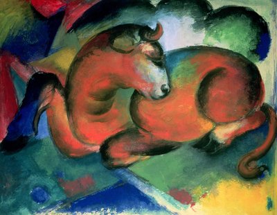 红牛 作者 弗朗兹·马克（Franz Marc）