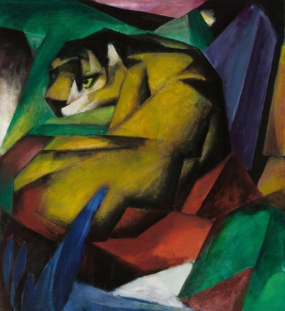 老虎 作者 Franz Marc