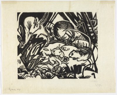 动物传奇 作者 弗朗兹·马克（Franz Marc）