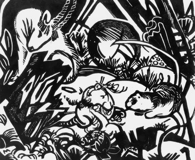 动物传说 作者 弗朗兹·马克（Franz Marc）