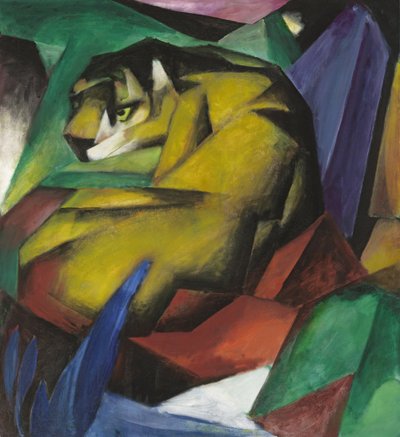 老虎 作者 弗朗兹·马克（Franz Marc）