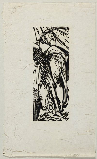 饮马 作者 弗朗兹·马克（Franz Marc）