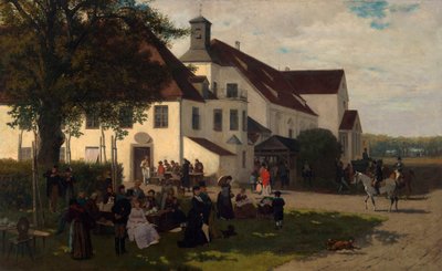 Alt-Schleißheim 的 Schloßwirtschaft 作者 弗朗兹·夸里奥（Franz Quaglio）