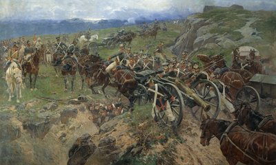 活桥，1892年 作者 弗朗兹·鲁博（Franz Roubaud）