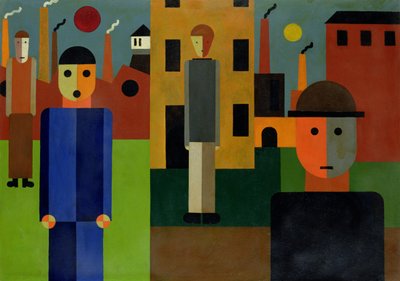 工厂，1926年（石油卡） 作者 弗朗兹·塞维尔特