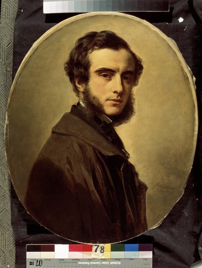帕维尔-彼得洛维奇-舒瓦洛夫伯爵肖像（1830-1908 年）（Portrait of count Pavel P.Shuvalov）。Franz Xavier Winterhalter（1805-1873 年）绘制。布面油画，65 x 55 厘米 作者 弗朗茨泽维尔温特哈尔特