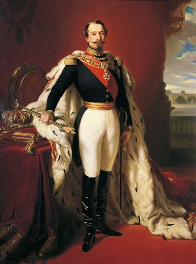 Portrait of Napoleon III (Louis Napoleon Bonaparte), c.1852 (oil on canvas) 作者 弗朗茨泽维尔温特哈尔特