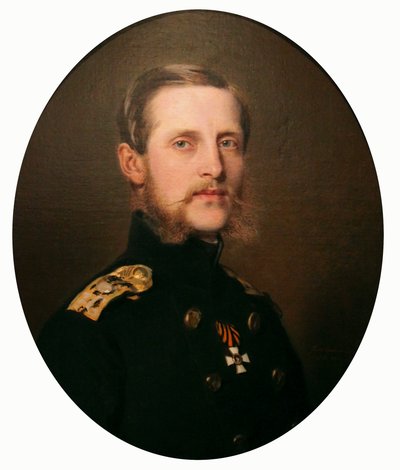 康斯坦丁-尼古拉耶维奇大公的肖像》，1859年 作者 弗朗茨泽维尔温特哈尔特