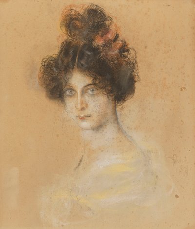 Franz von Lenbach - 澳大利亚康康舞者萨哈雷特的肖像，1899 年 作者 弗朗兹·冯·伦巴赫