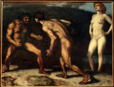 为妻子而战 作者 Franz von Stuck