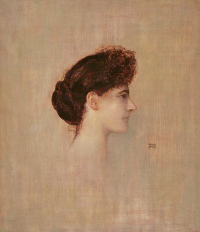 一个女人的肖像，1892年 作者 Franz von Stuck