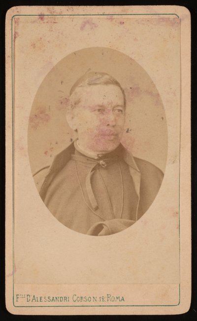 安吉洛-塞奇的肖像 1818-1878年，1876年。 作者 Fratelli D'Alessandri