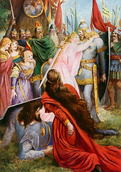 罗恩格林》，第一幕第三场 作者 弗雷德·李克