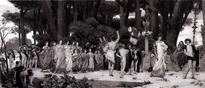The Daphnephoria，在巴黎由Photogravure Goupil印刷，由Fine Art Society出版。 作者 雷顿（后）弗雷德里克（Frederic）