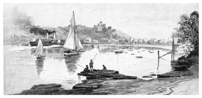 曼利海滩，澳大利亚新南威尔士州悉尼，1886年。 作者 弗雷德里克·B·谢尔
