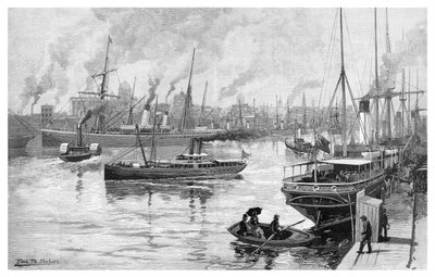 1886年，来自澳大利亚维多利亚州亚拉的墨尔本。 作者 弗雷德里克·B·谢尔
