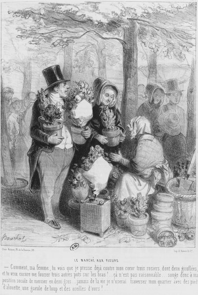 花卉市场 作者 弗雷德里克·布肖（Frederic Bouchot）