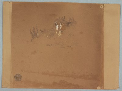 绘图
绘图，尼亚加拉漩涡附近的树木和岩石，1858 年 9 月 作者 弗雷德里克·埃德温·丘奇