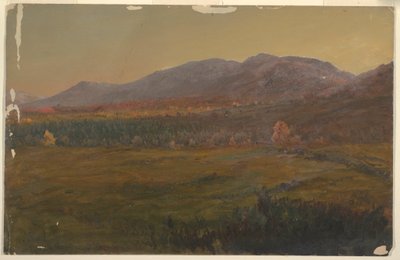 素描，秋景，纽约哈德逊，约 1860 年 作者 弗雷德里克·埃德温·丘奇