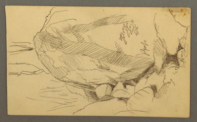 绘画，巨石和岩石，可能创作于 1877 年 von 弗雷德里克·埃德温·丘奇