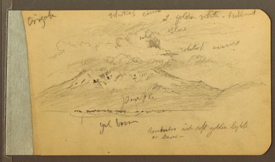 绘画，云雾缭绕的山脉，1889 年 作者 弗雷德里克·埃德温·丘奇
