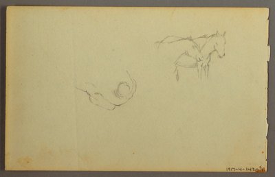 素描，云彩研究，1844 年 作者 弗雷德里克·埃德温·丘奇