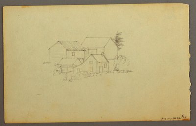 素描，云彩研究，1844 年 作者 弗雷德里克·埃德温·丘奇