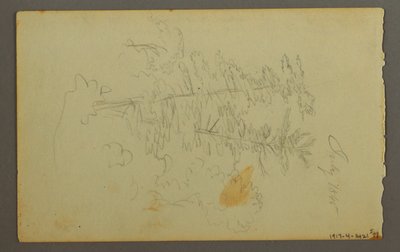 素描，云彩研究，1845 年 作者 弗雷德里克·埃德温·丘奇